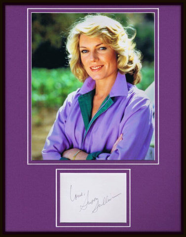 Susan Sullivan Signed Framed 11x14 Photo Display Castle Falcon Crest 