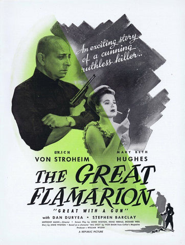 Great Flamarion 1945 ORIGINAL Vintage 9x12 Industry Ad Mary Beth Hughes