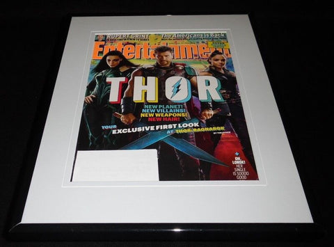 Thor Ragnarok Framed ORIGINAL 2017 Entertainment Weekly Cover Chris Hemsworth