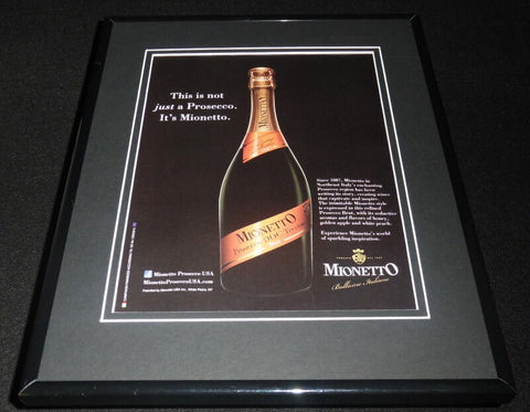 2015 Mionetto Treviso Wine 11x14 Framed ORIGINAL Advertisement