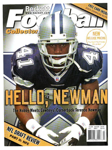 VINTAGE July 2003 Beckett Football Magazine Terence Newman Cowboys