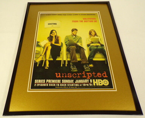 Unscripted 2005 HBO Framed 11x14 ORIGINAL Advertisement Krista Allen