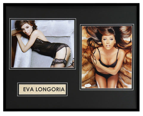 Eva Longoria Signed Framed 16x20 Stockings Photo Set JSA Desperate Housewives