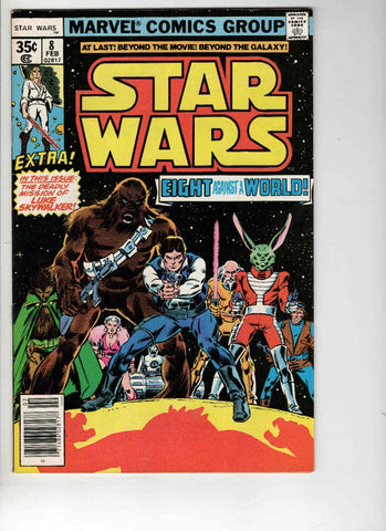 Star Wars #8 ORIGINAL Vintage 1978 Marvel Comics 1st Jaxxon