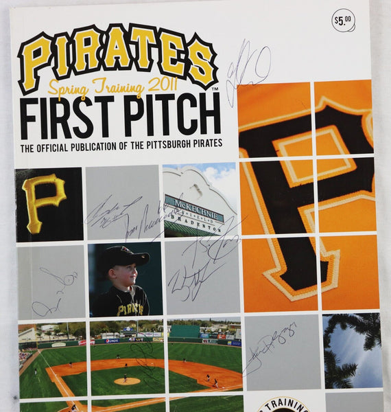 VINTAGE 2011 Pittsburgh Pirates Signed Spring Training Program