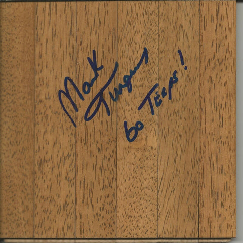 Coach Mark Turgeon Signed 6x6 Floorboard Maryland Go Terps Inscription