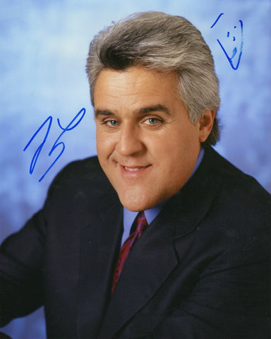 Jay Leno Signed 8x10 Photo w/ Sketch Tonight Show