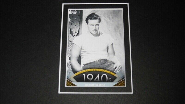 Marlon Brando 11x17 Framed ORIGINAL Topps Card & Photo Display