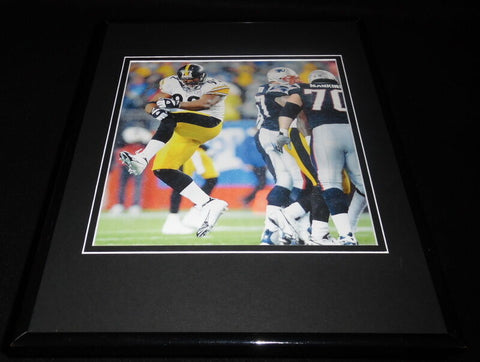 James Harrison Framed 11x14 Photo Display Steelers vs Patriots 2008