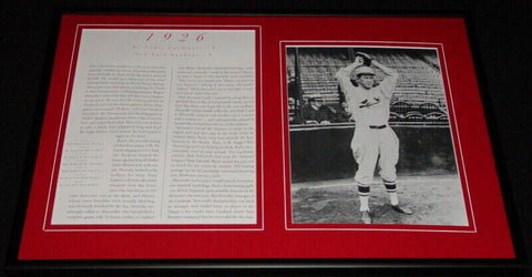 1926 World Series Cardinals vs Yankees Framed 12x18 Photo Display 