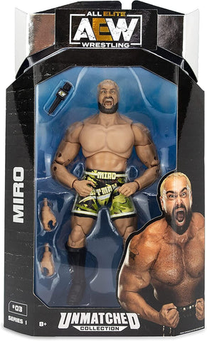 NEW SEALED AEW Unrivaled Miro Action Figure