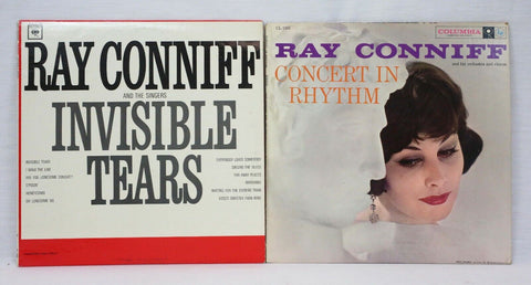 VINTAGE Ray Conniff Vinyl Record Album Lot of 2 Concert / Invisible Tears