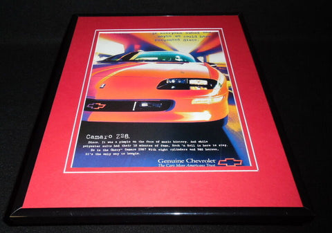 1997 Chevrolet Camaro Z28 Framed 11x14 ORIGINAL Vintage Advertisement