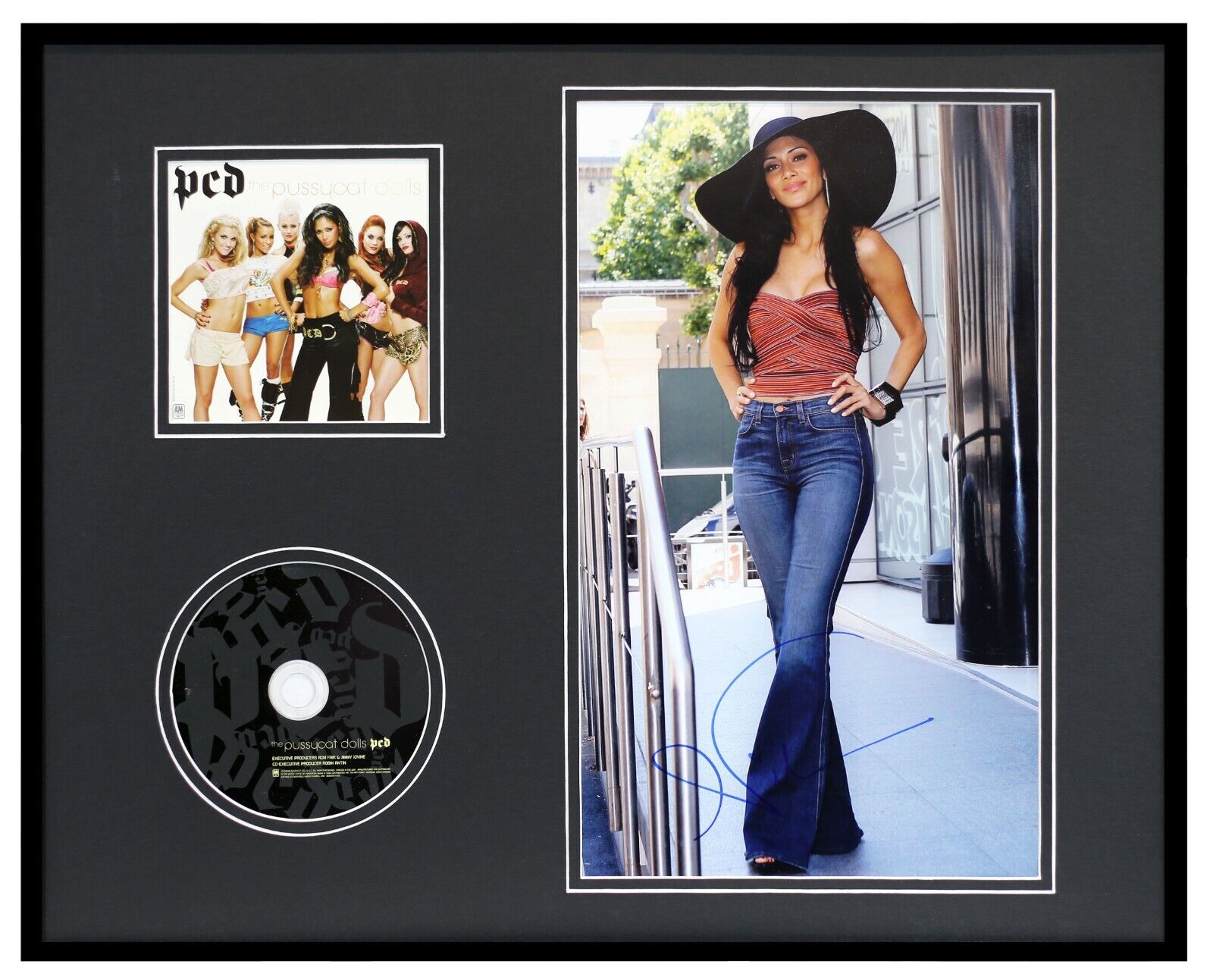 Nicole Scherzinger Signed Framed 16x20 Pussycat Dolls CD & Photo Display