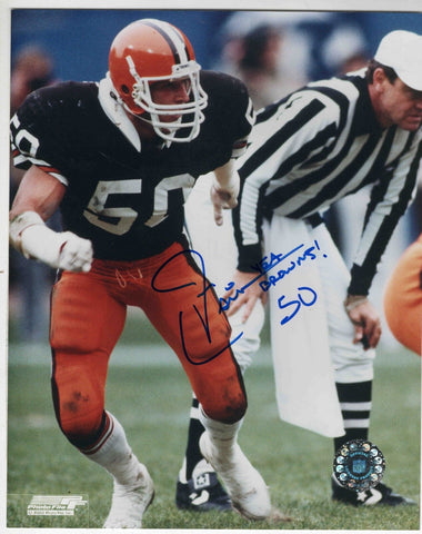 Tom Cousineau Signed 8x10 Photo Browns