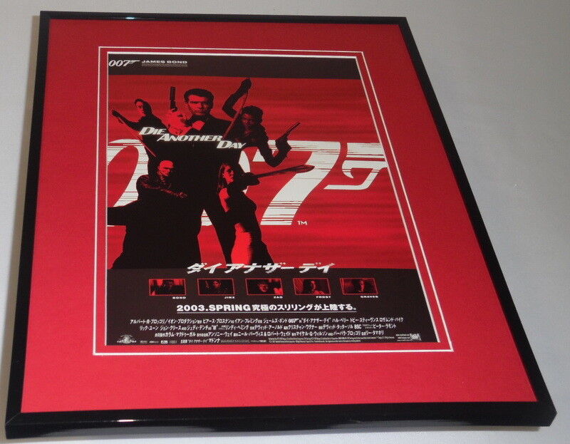 Die Another Day Japanese Framed 11x14 Repro Poster Display Pierce Brosnan