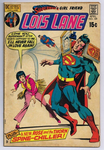 Superman's Girlfriend Lois Lane #109 ORIGINAL Vintage 1971 DC Comics 