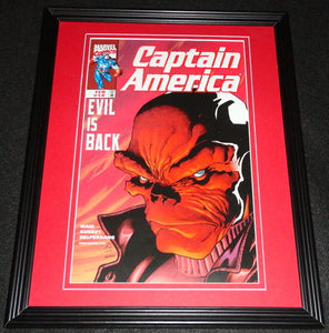 Captain America #14 Red Skull Framed Cover Photo Poster 11x14 Official Repro