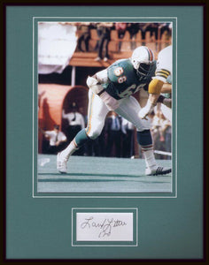 Larry Little Signed Framed 11x14 Photo Display JSA 17-0 Dolphins 