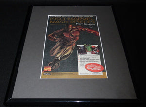 1993 Fleer Marvel Masterpieces Framed 11x14 ORIGINAL Advertisement Iron Man