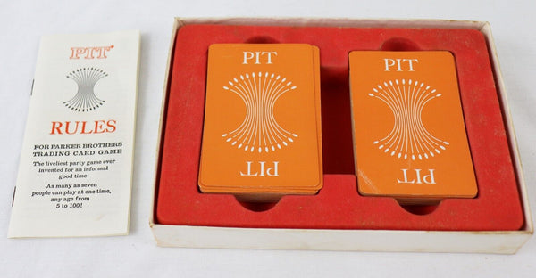 VINTAGE 1964 Parker Brothers PIT World's Liveliest Card Game