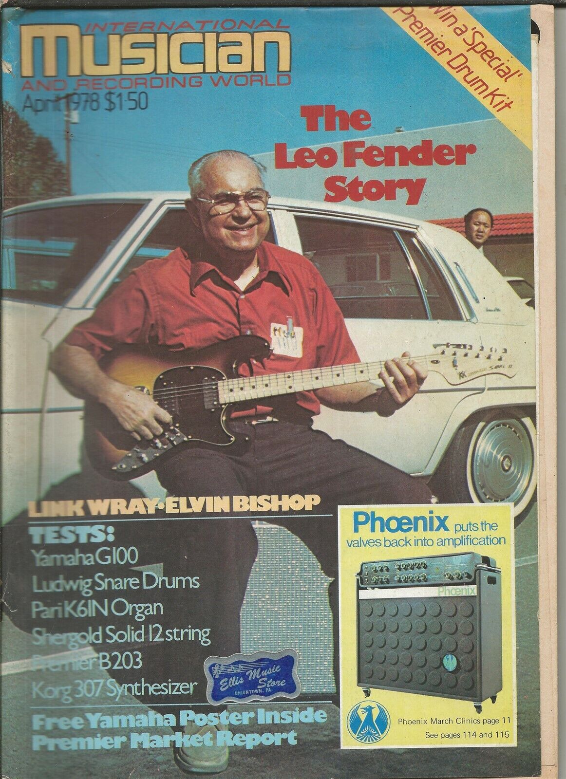 International Musician Recording World Magazine Apr 1978 Leo Fender