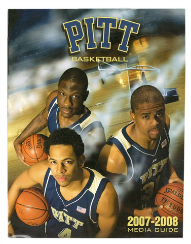 ORIGINAL Vintage 2007-08 Pitt Panthers Basketball Media Guide Sweet 16 Season