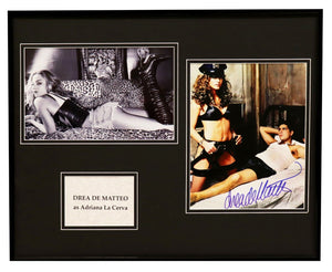 Drea de Matteo Signed Framed 16x20 Lingerie Photo Set AW Sopranos