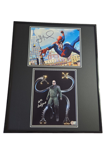 William Salyers & Yuri Lowenthal Signed 16x20 Spider-Man Photo Display BAS