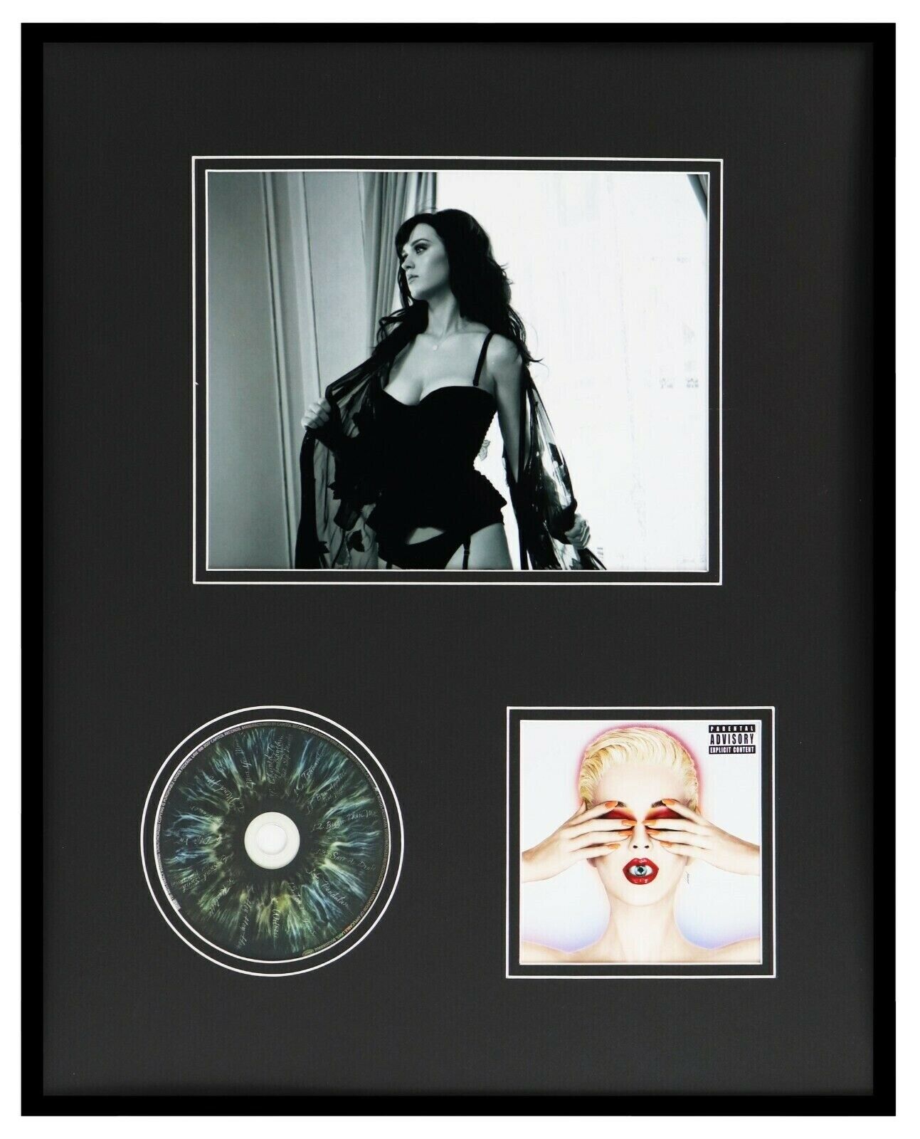 Katy Perry Framed 16x20 Witness CD & Stockings Lingerie Photo Display