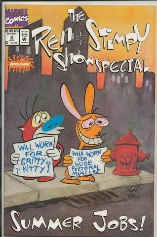 Ren and Stimpy Show Special #2 ORIGINAL Vintage 1994 Marvel Comics 