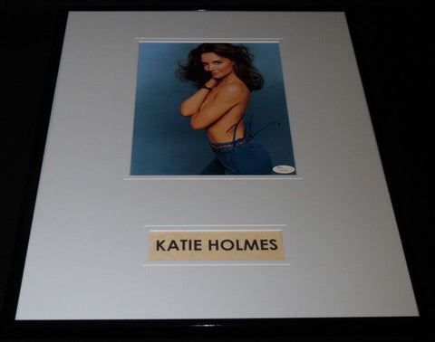 Katie Holmes Signed Framed 16x20 Photo Display JSA Dawson's Creek