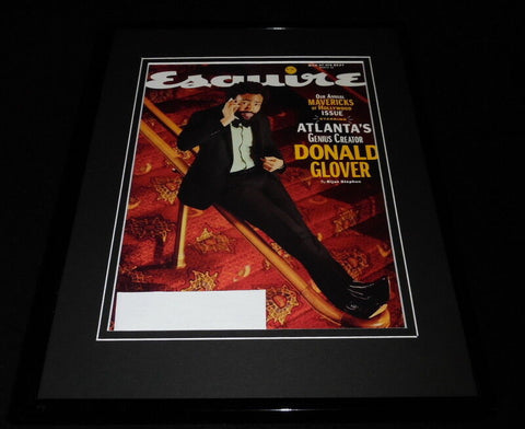 Donald Glover Framed ORIGINAL 2018 Esquire Magazine Cover Atlanta 