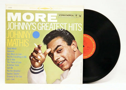 VINTAGE Johnny Mathis Greatest Hits LP Vinyl Record Album CS 8150