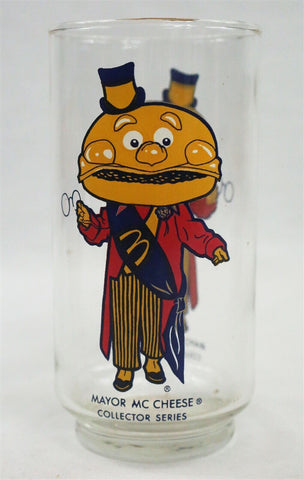 VINTAGE 1977 McDonald's Mayor McCheese Promotional Drinking Glass