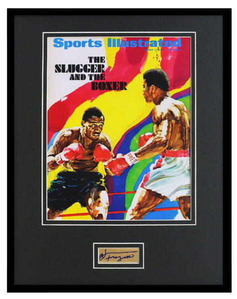 Smokin Joe Frazier Signed Framed 11x14 Sports Illustrated Cover Display JSA 