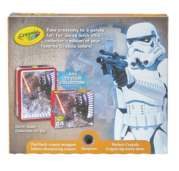 NEW SEALED 2015 Crayola Star Wars Storm Trooper Collectible Tin w/ 64 Crayons