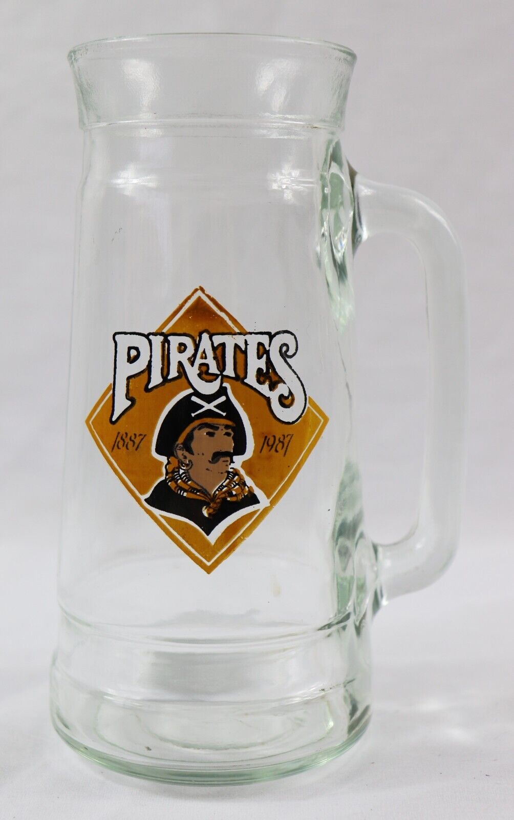 VINTAGE 1987 Pittsburgh Pirates Glass Mug