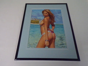 Kate Upton Thong Bikini Framed 11x14 Photo Display 