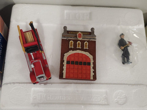 Hawthorne Village 1920s Fire Engine Collector Set