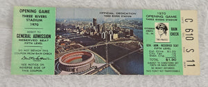 VINTAGE July 16 1970 Pittsburgh Pirates Three Rivers Stadium 1st Opening Game