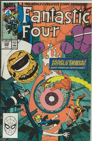 Fantastic Four #338 ORIGINAL Vintage 1990 Marvel Comics 