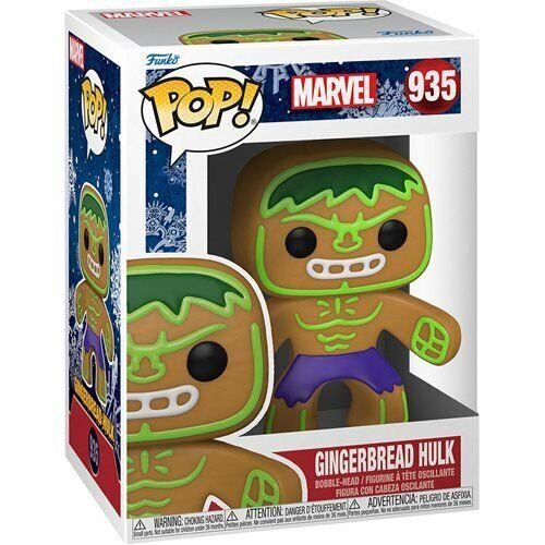 NEW SEALED 2021 Funko Pop Figure Marvel Holiday Gingerbread Incredible Hulk