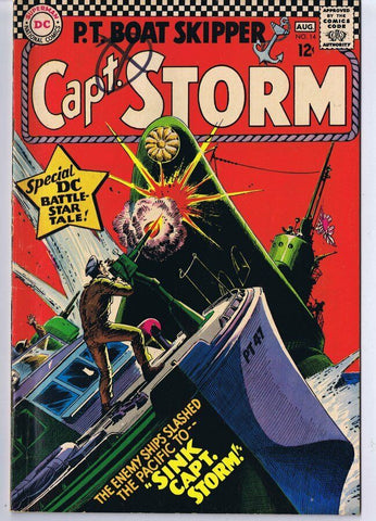 Capt Storm #14 ORIGINAL Vintage 1966 DC Comics 