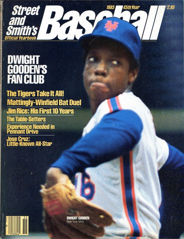 VINTAGE 1985 Street & Smith Baseball Yearbook Dwight Gooden Mets