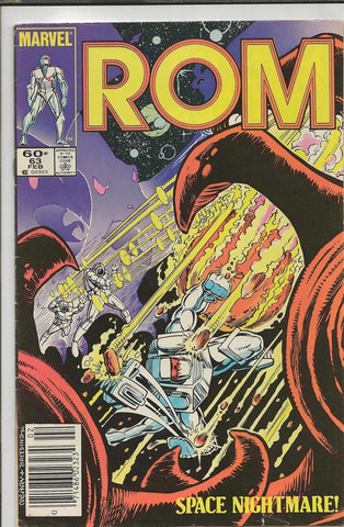 Rom #63 ORIGINAL Vintage 1985 Marvel Comics 