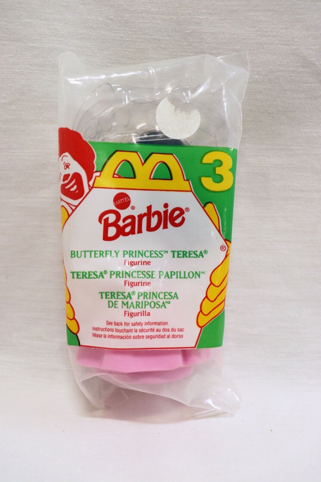 VINTAGE SEALED 1994 McDonald's Barbie Butterfly Teresa Doll