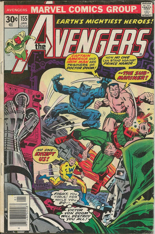 Avengers #155 ORIGINAL Vintage 1977 Marvel Comics 