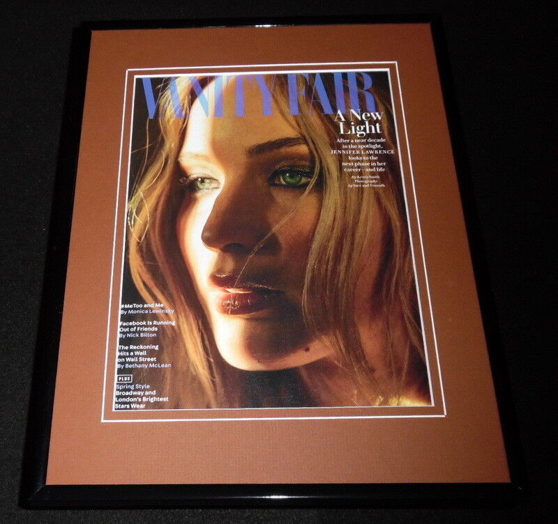 Jennifer Lawrence Framed 11x14 ORIGINAL 2017 Vanity Fair Cover