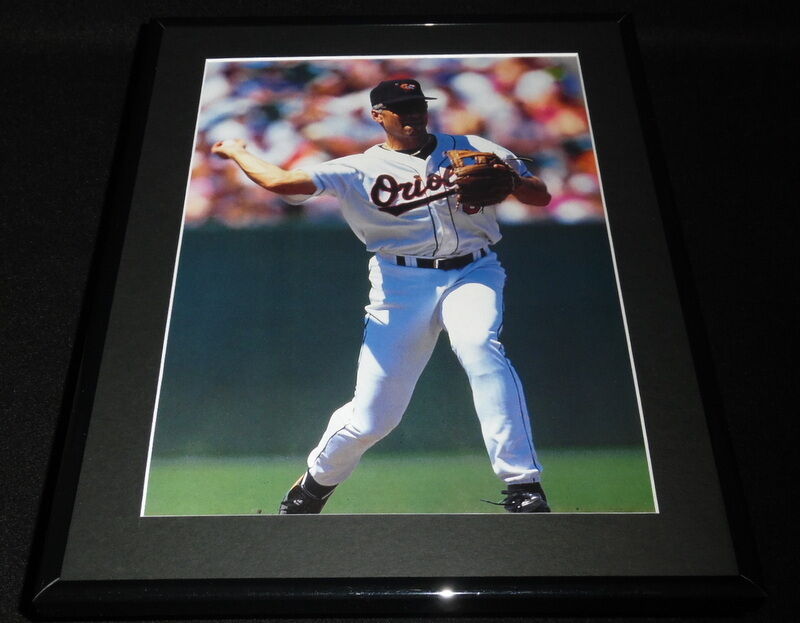 Cal Ripken Throwing Framed 11x14 Photo Display Orioles